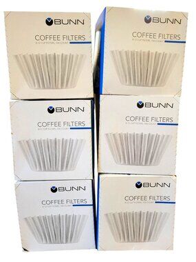 600 PCS BUNN 8-12 Cup Coffee Filters High Quality Heavy Weight Paper